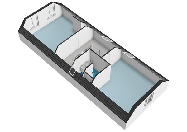 Floorplan - Nieuwe Mare 27, 2312 NL Leiden